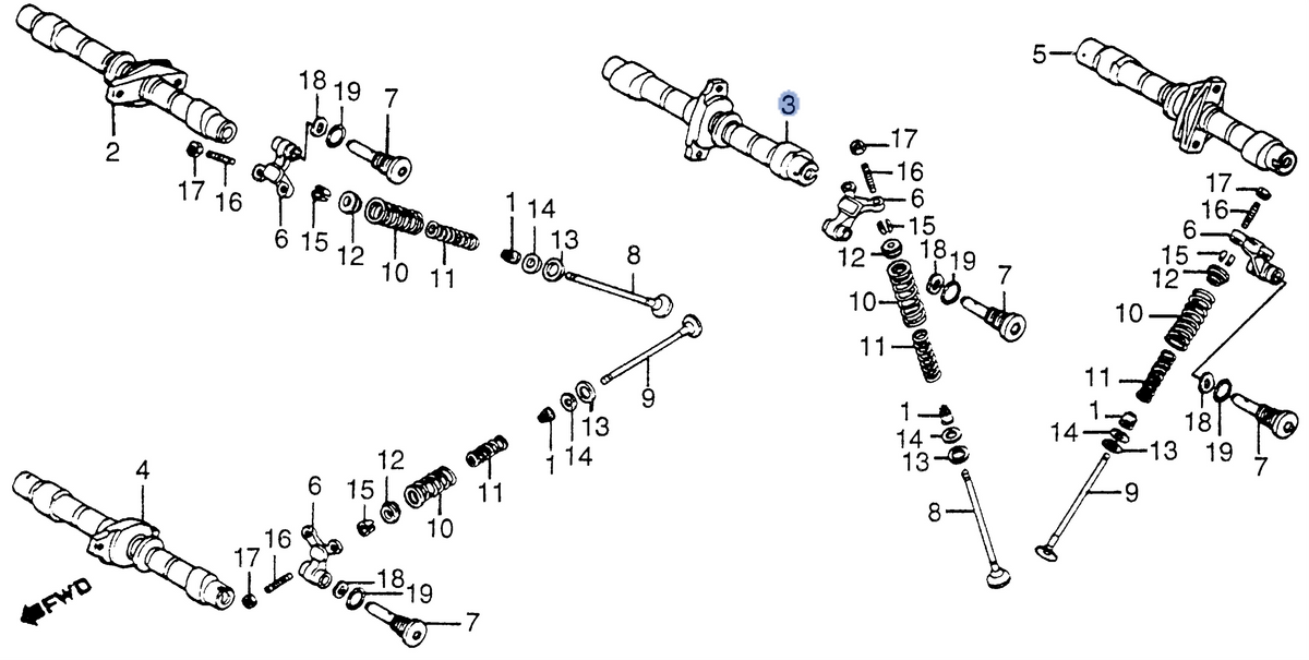 Honda OEM part 14121-MB0-010