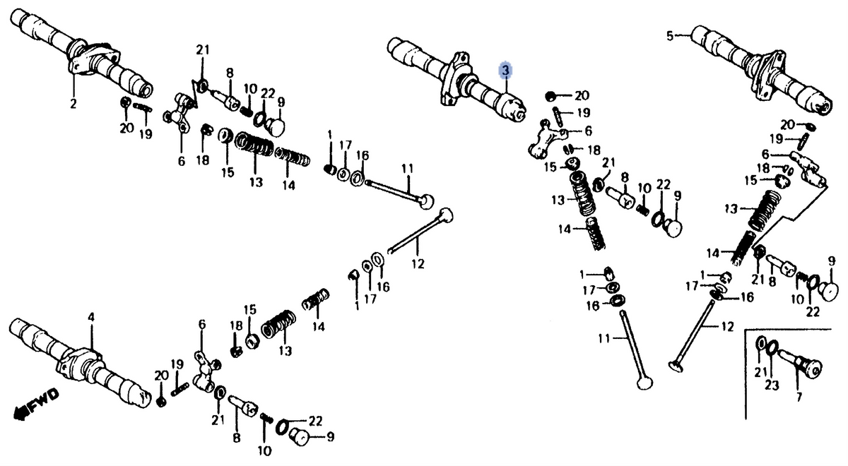 Honda OEM part 14121-MB0-773
