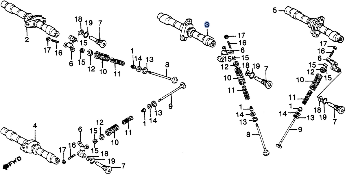 Honda OEM part 14121-MB2-305