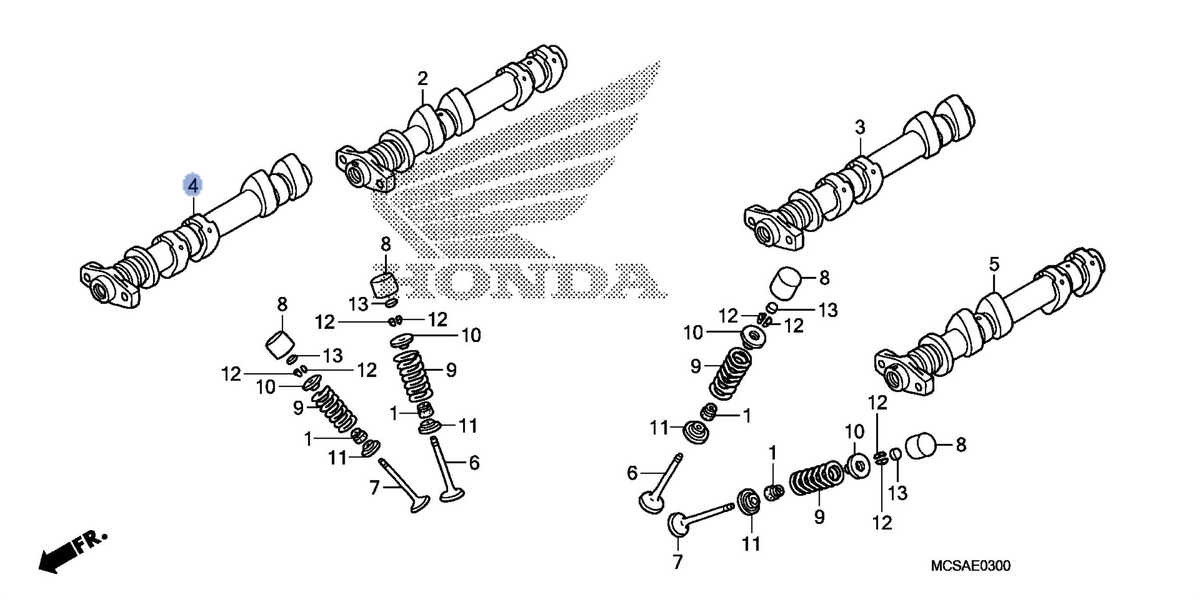 Honda OEM part 14130-MCS-000