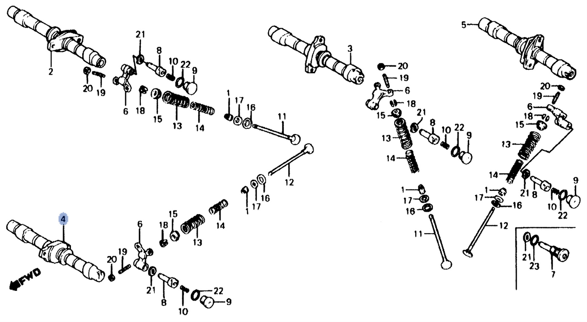 Honda OEM part 14131-MB0-773