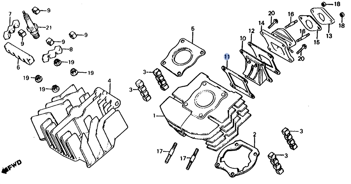 Honda OEM part 14132-166-306