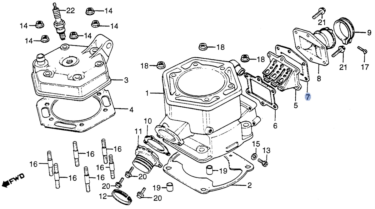 Honda OEM part 14133-430-306
