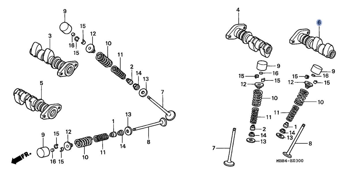 Honda OEM part 14140-MBB-000