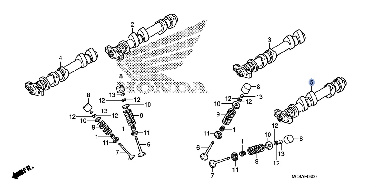 Honda OEM part 14140-MCS-000