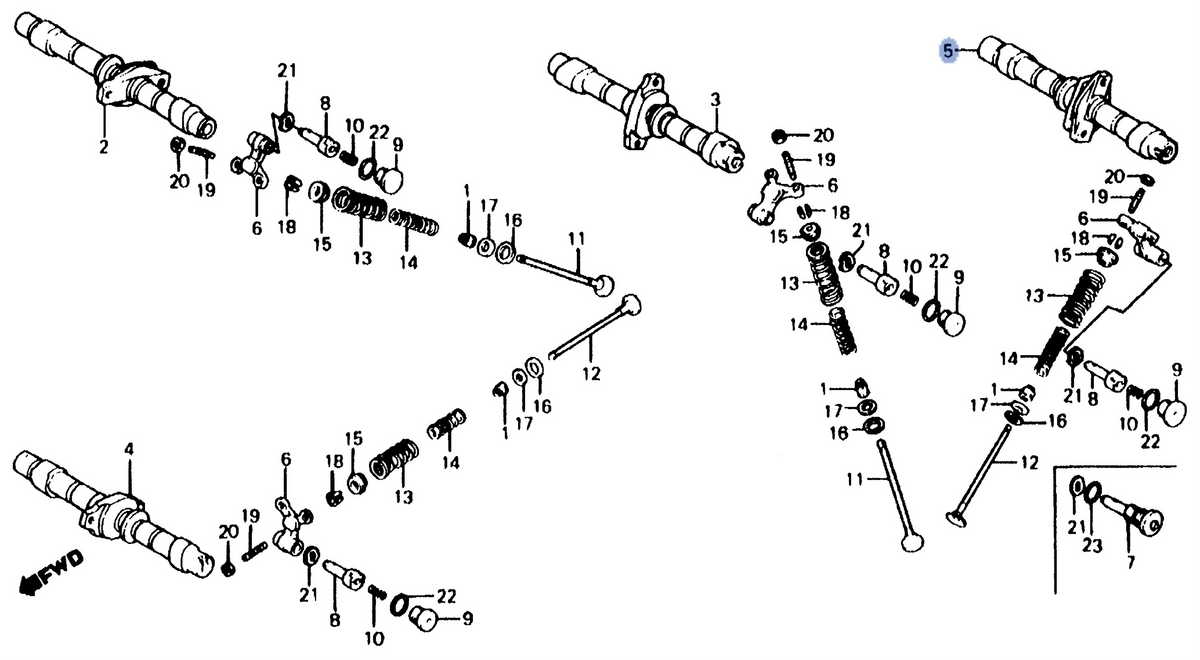 Honda OEM part 14141-MB0-773
