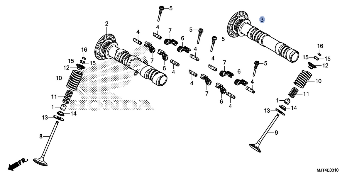 Honda OEM part 14141-MJT-E00