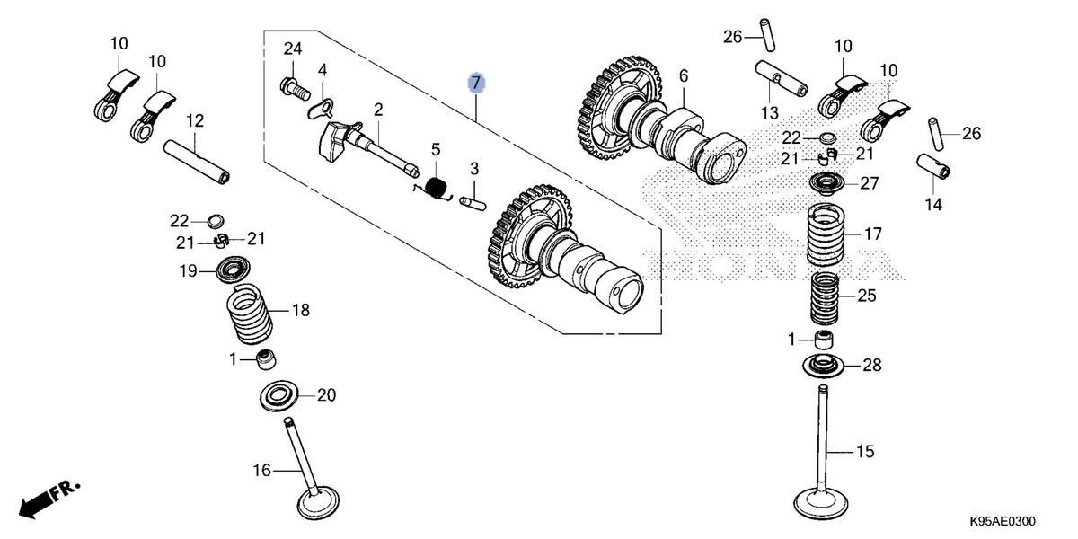 Honda OEM part 14200-K95-AA0