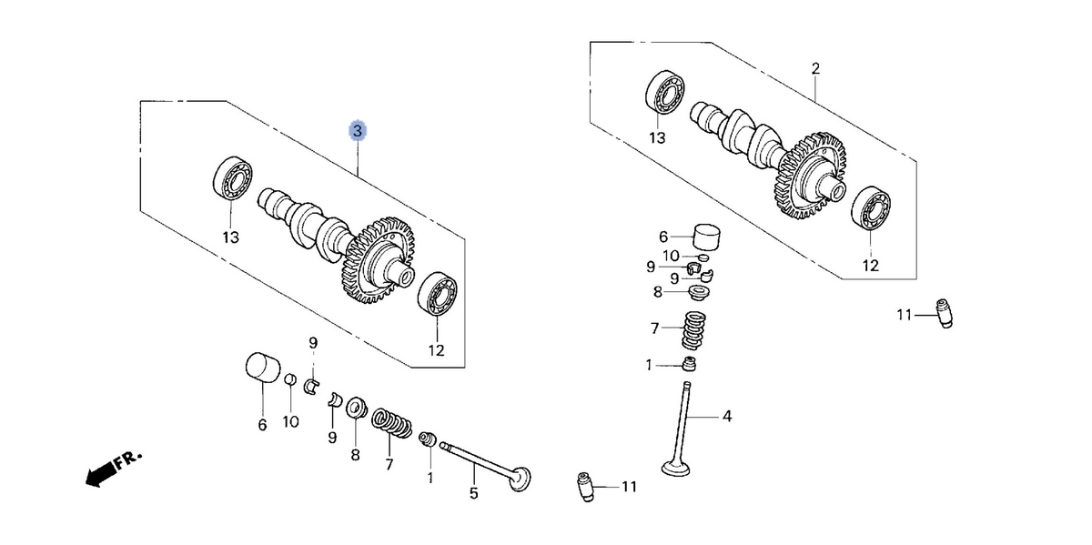 Honda OEM part 14200-NX1-000