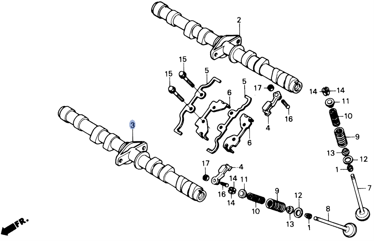 Honda OEM part 14201-MN4-000
