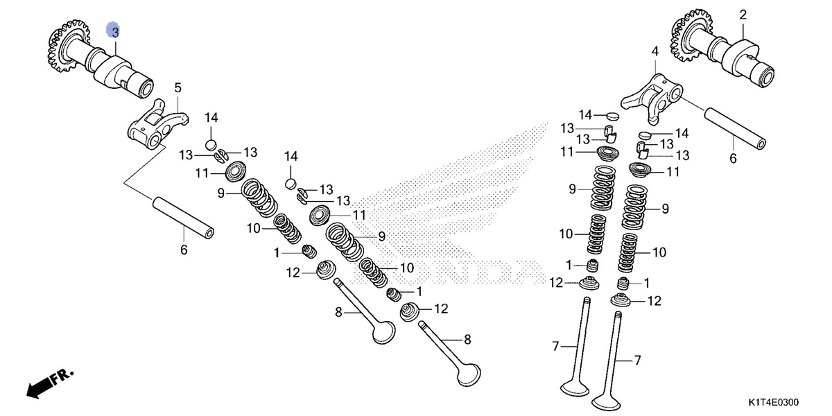 Honda OEM part 14210-K1T-E10