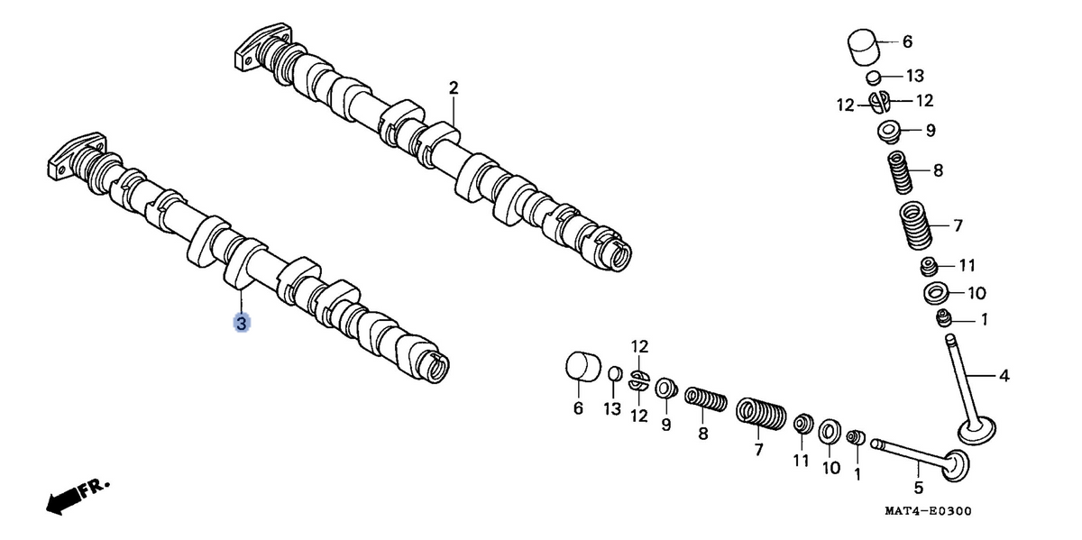 Honda OEM part 14210-MAT-E00