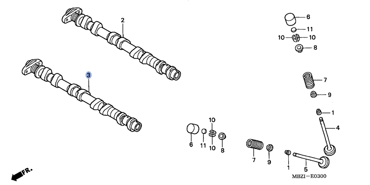 Honda OEM part 14210-MBZ-K00