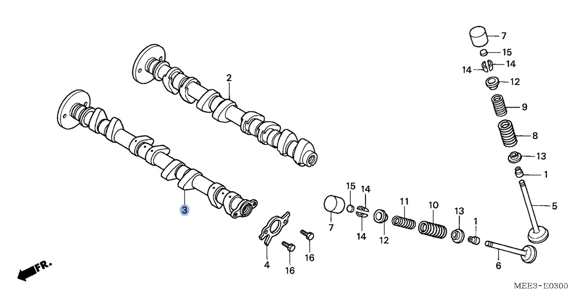 Honda OEM part 14210-MEE-000