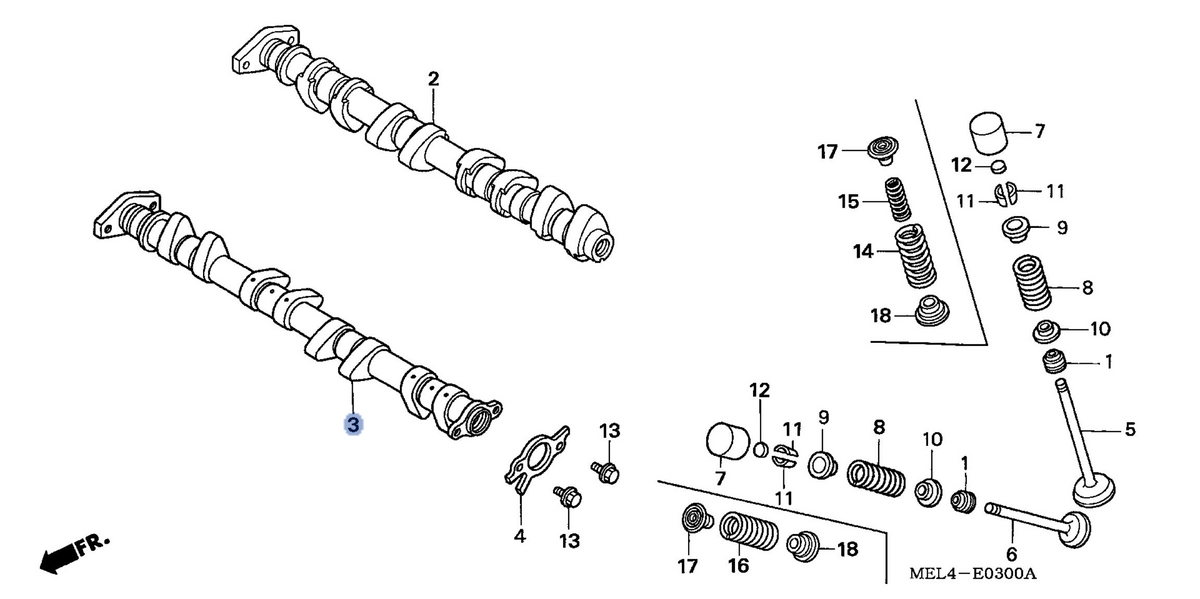 Honda OEM part 14210-MEL-000