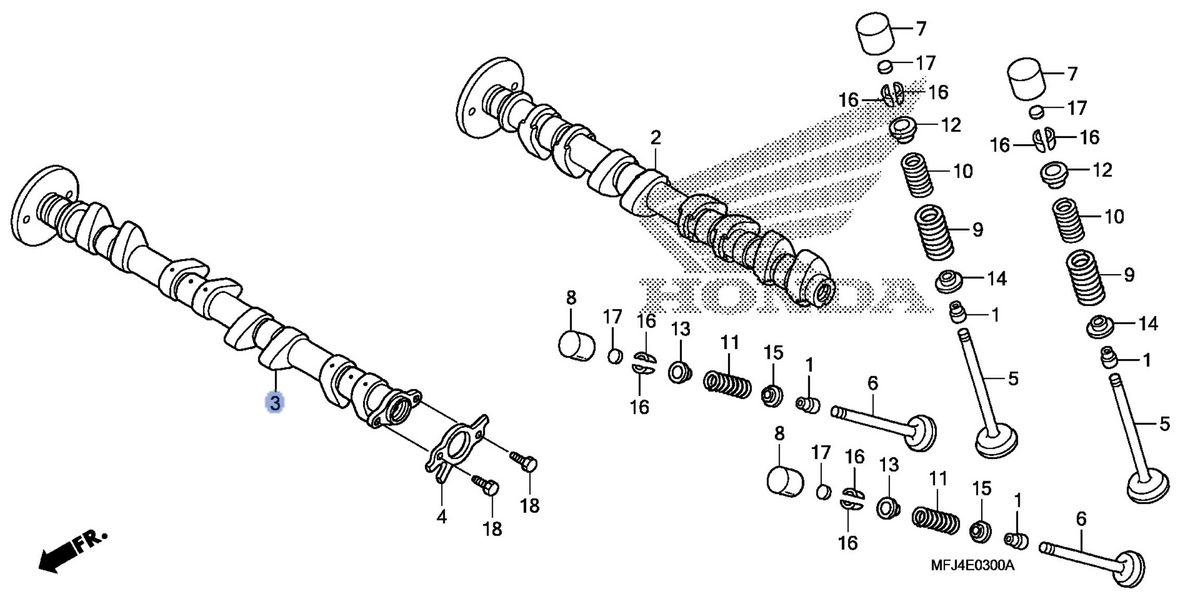Honda OEM part 14210-MFJ-D00