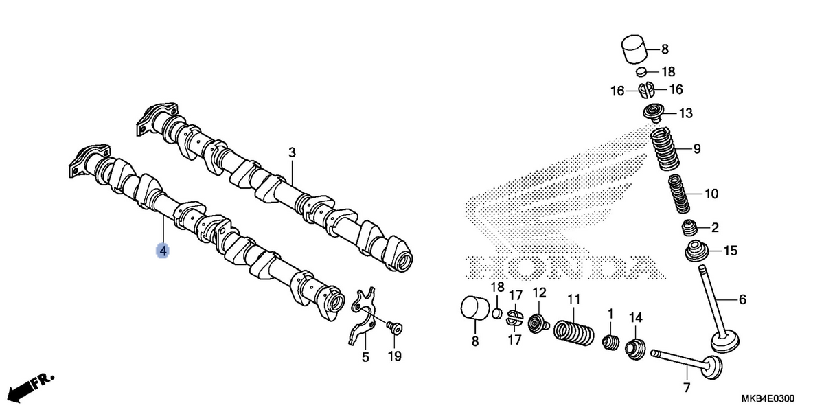Honda OEM part 14210-MGP-000