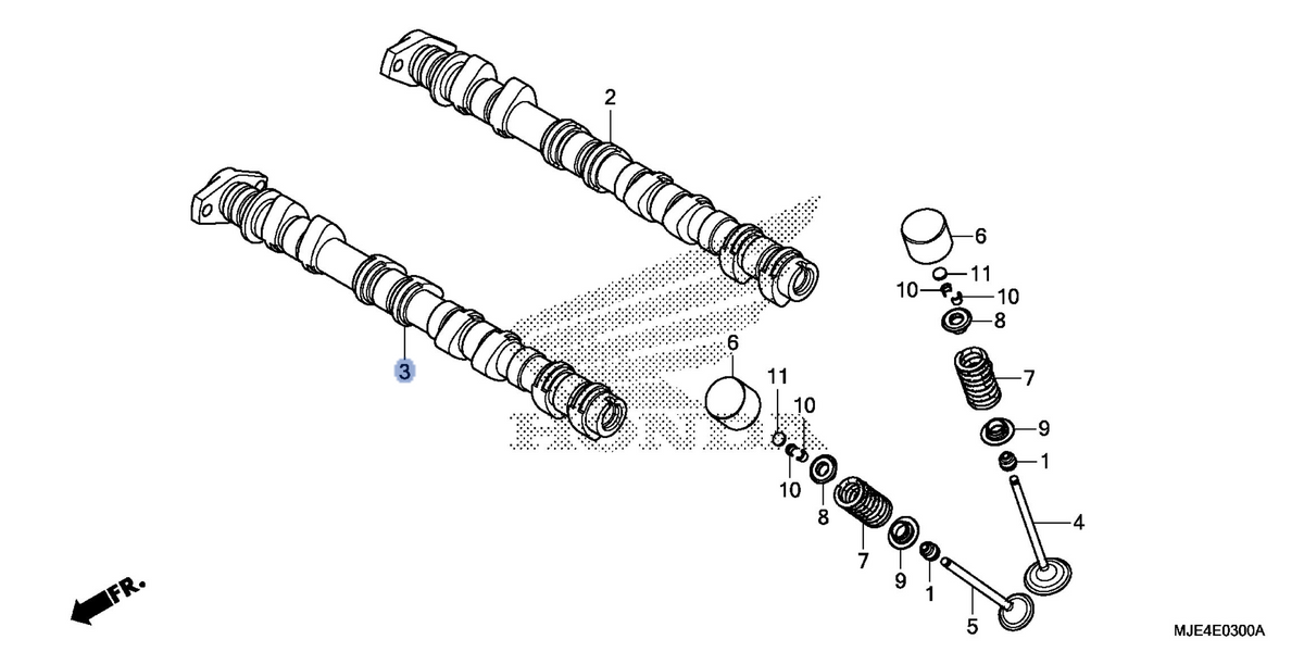 Honda OEM part 14210-MJE-D00