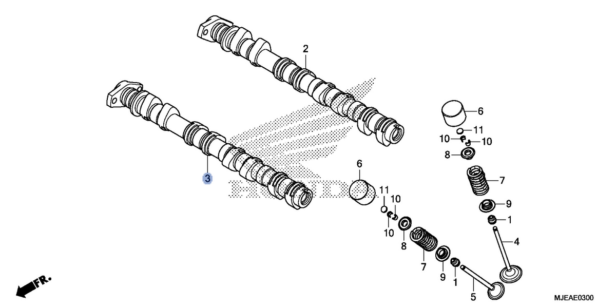Honda OEM part 14210-MJE-D01