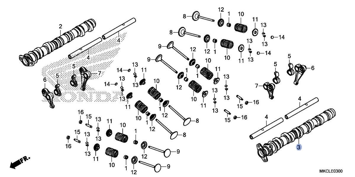 Honda OEM part 14210-MKC-A00
