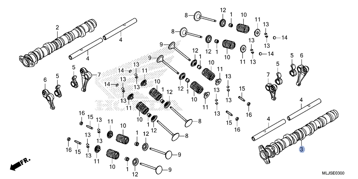 Honda OEM part 14210-MKC-W40