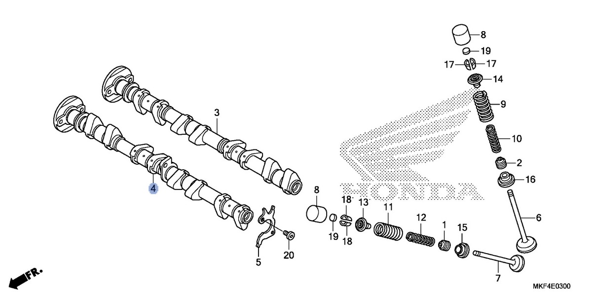 Honda OEM part 14210-MKF-D70
