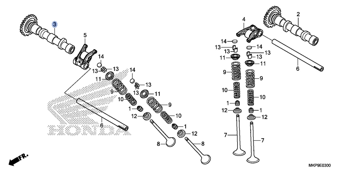 Honda OEM part 14210-MKG-D80