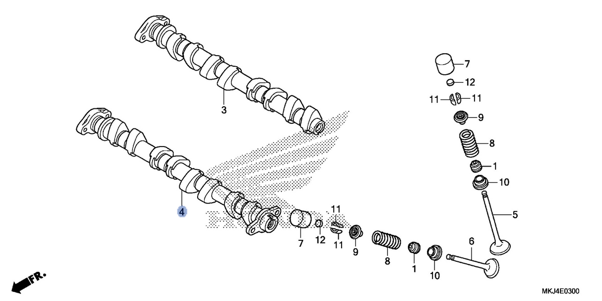 Honda OEM part 14210-MKJ-D00