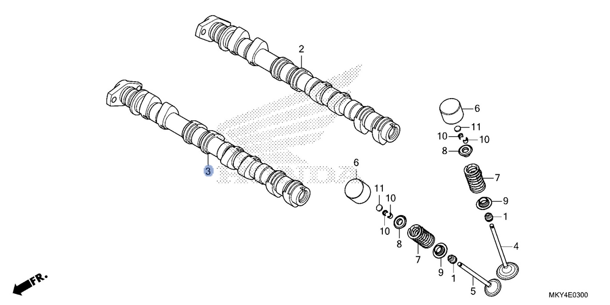 Honda OEM part 14210-MKY-D10