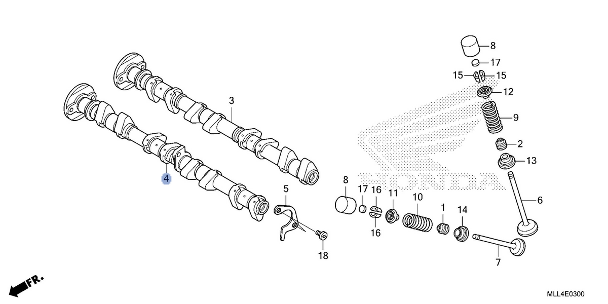 Honda OEM part 14210-MLL-D00