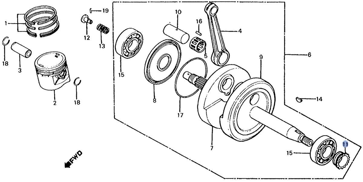 Honda OEM part 14311-436-300