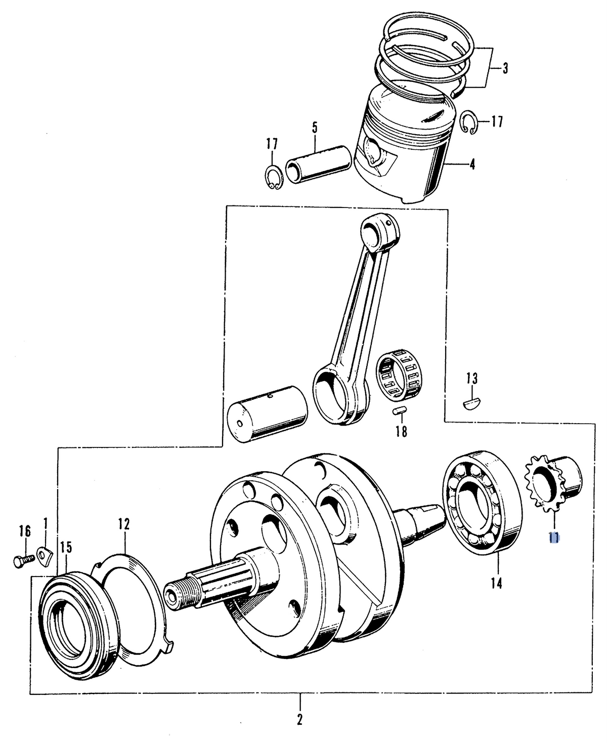 Honda OEM part 14311-958-000