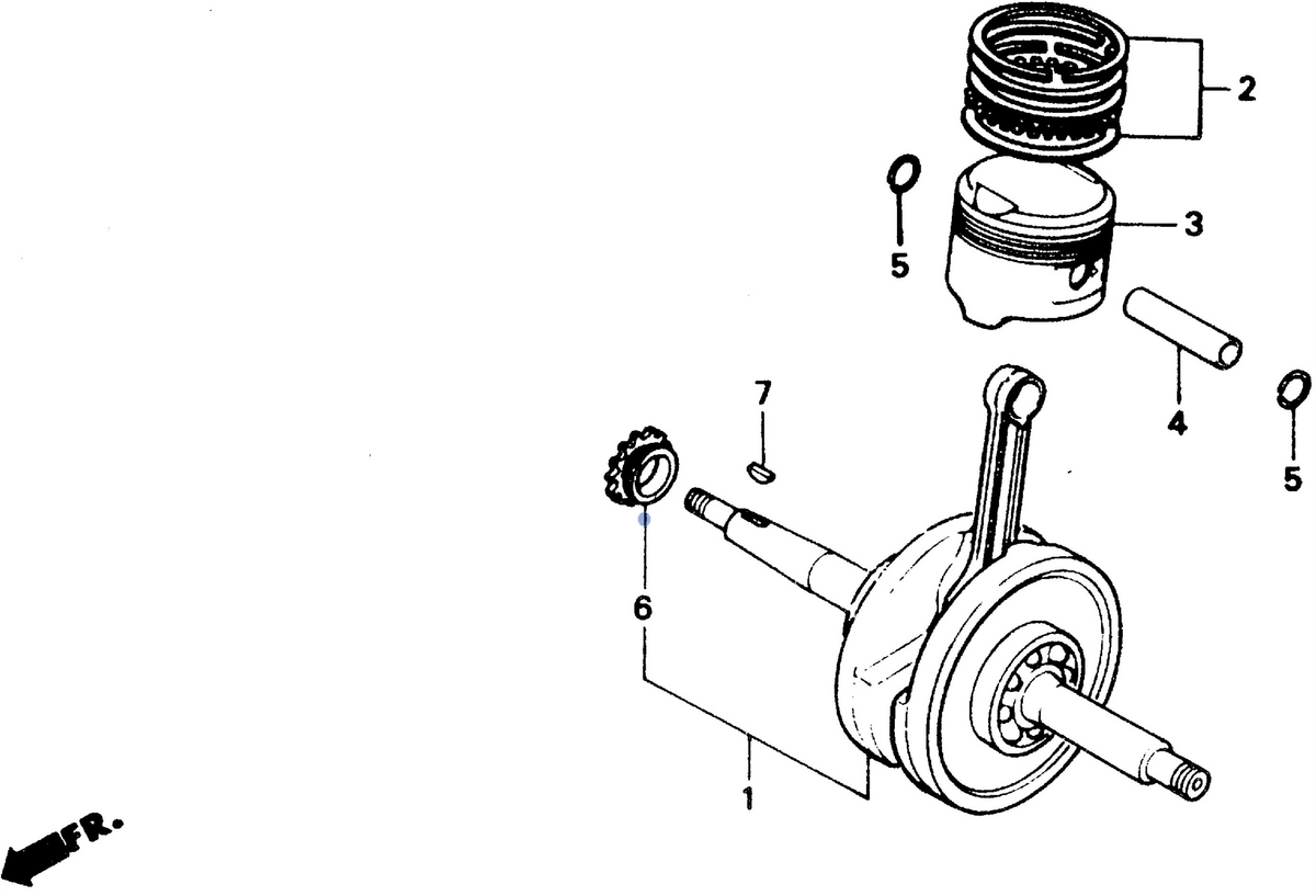 Honda OEM part 14311-GE1-710