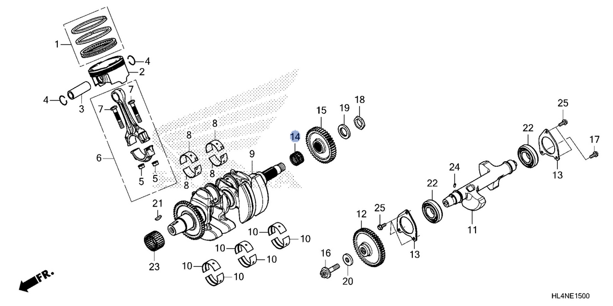 Honda OEM part 14311-HL4-AJ0