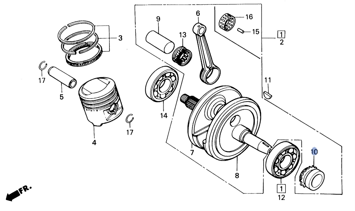 Honda OEM part 14311-KN6-931