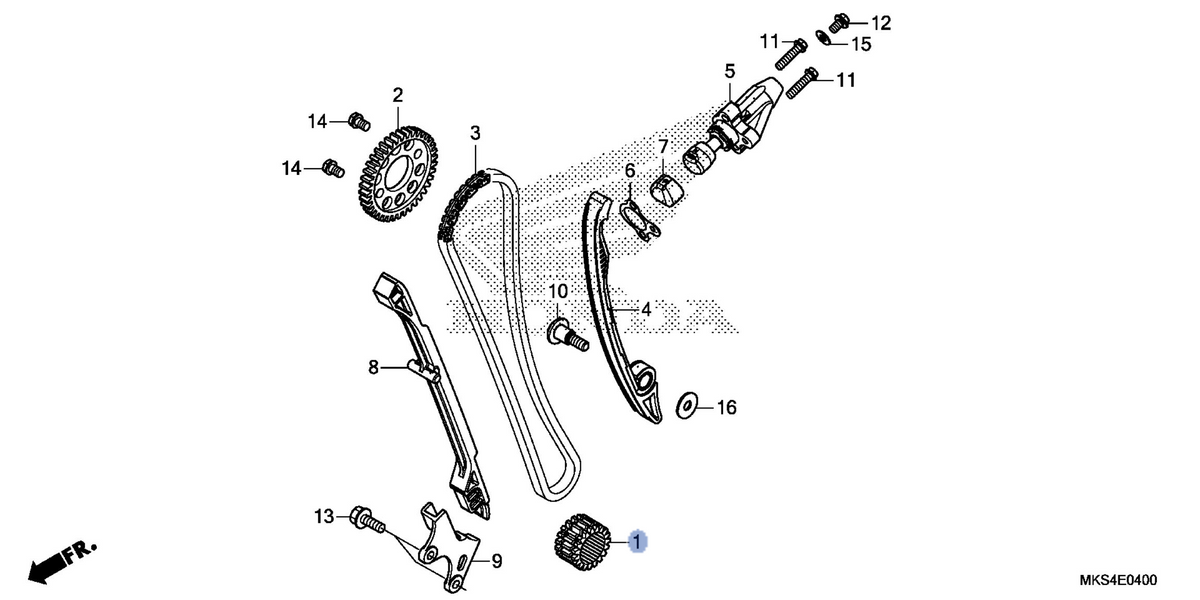 Honda OEM part 14311-MKS-E00