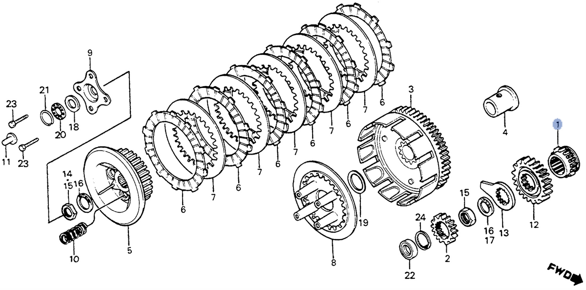 Honda OEM part 14312-KF0-000
