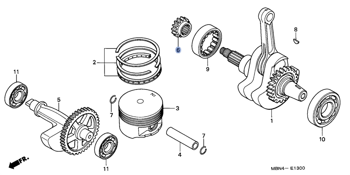 Honda OEM part 14312-MAN-620