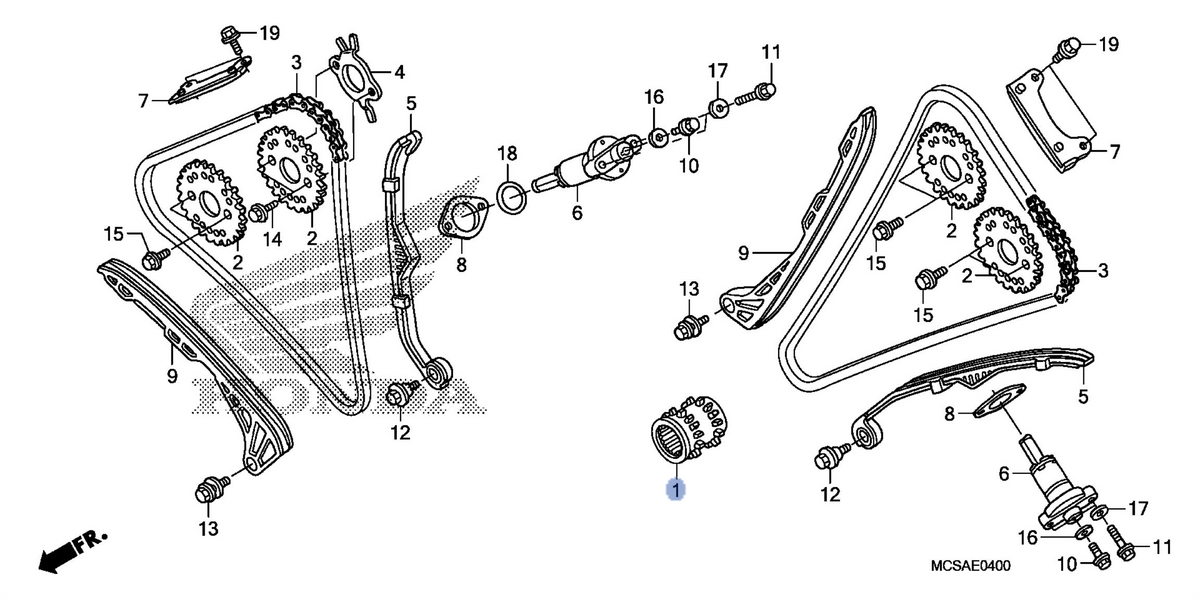 Honda OEM part 14312-MCS-000