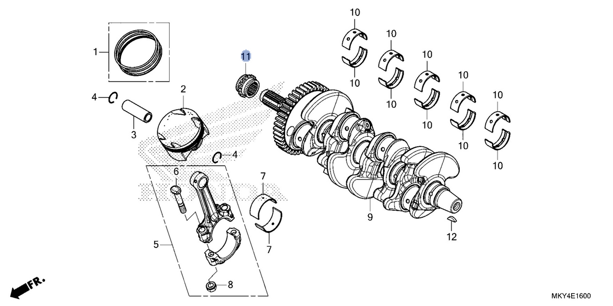 Honda OEM part 14312-MKN-D10