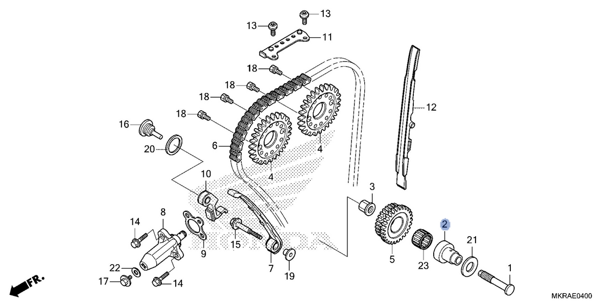 Honda OEM part 14315-MKR-D10