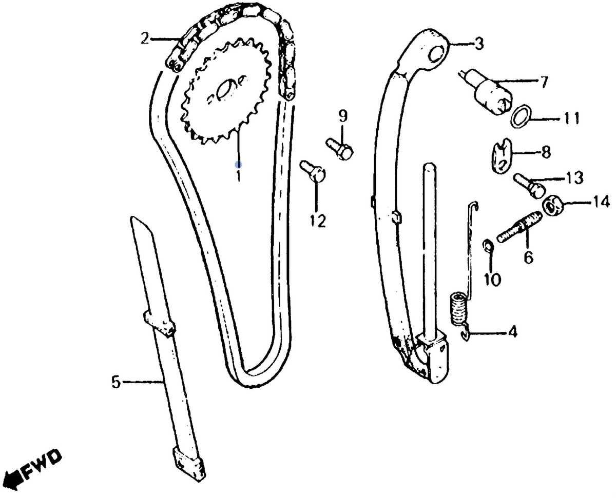 Honda OEM part 14321-436-000