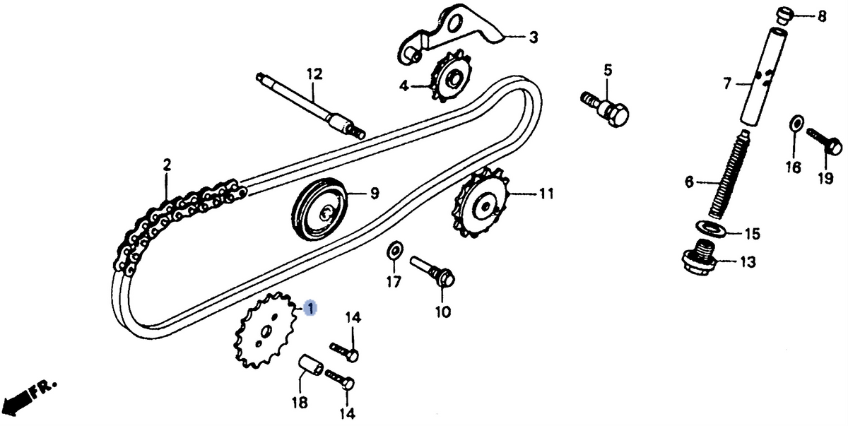 Honda OEM part 14321-GBG-900