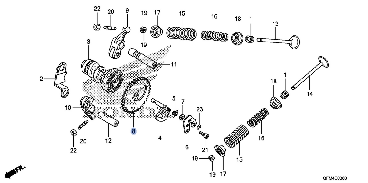 Honda OEM part 14321-GFM-900