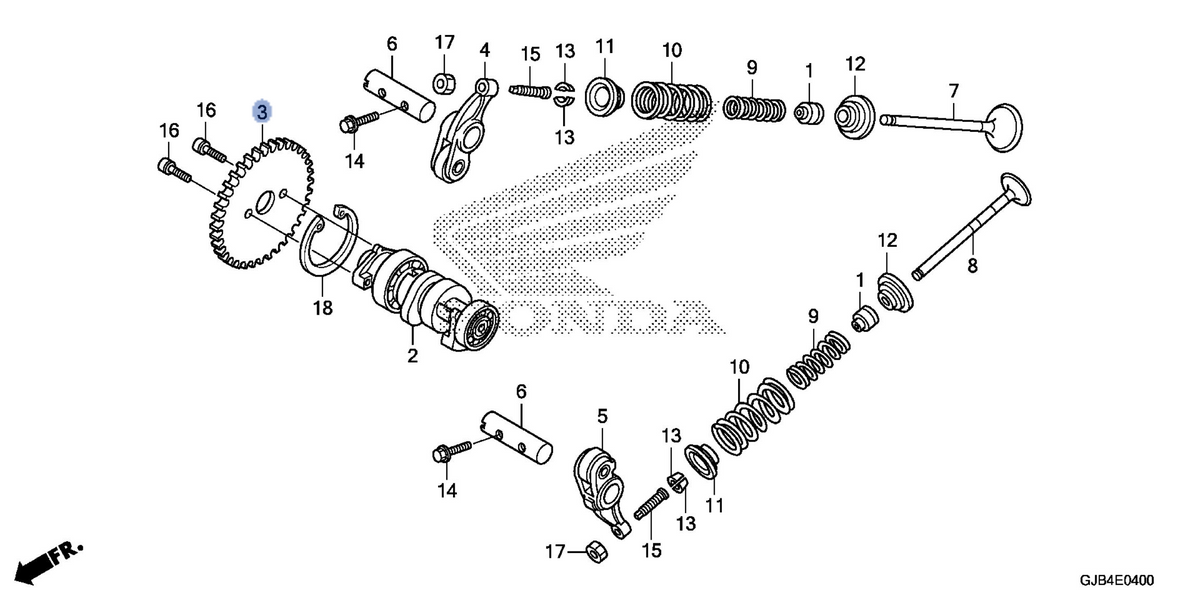 Honda OEM part 14321-GGZ-J00