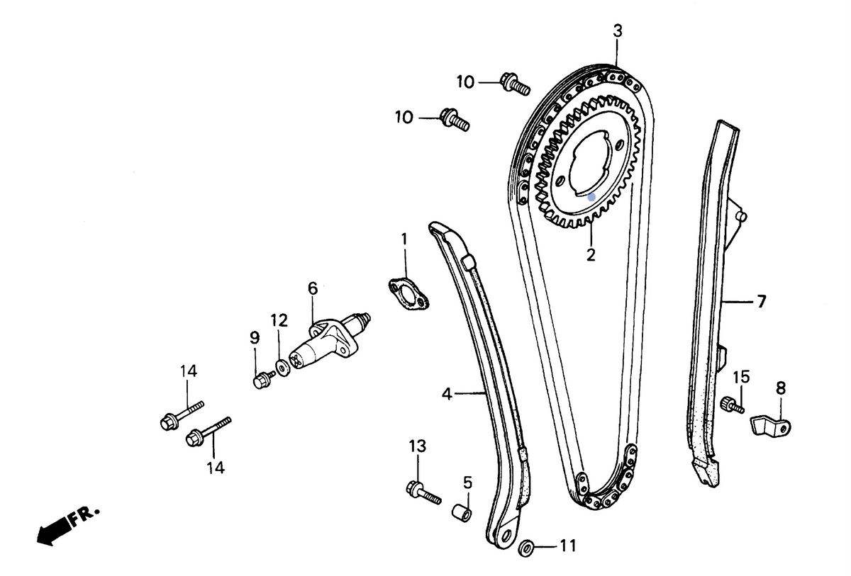 Honda OEM part 14321-HC4-000