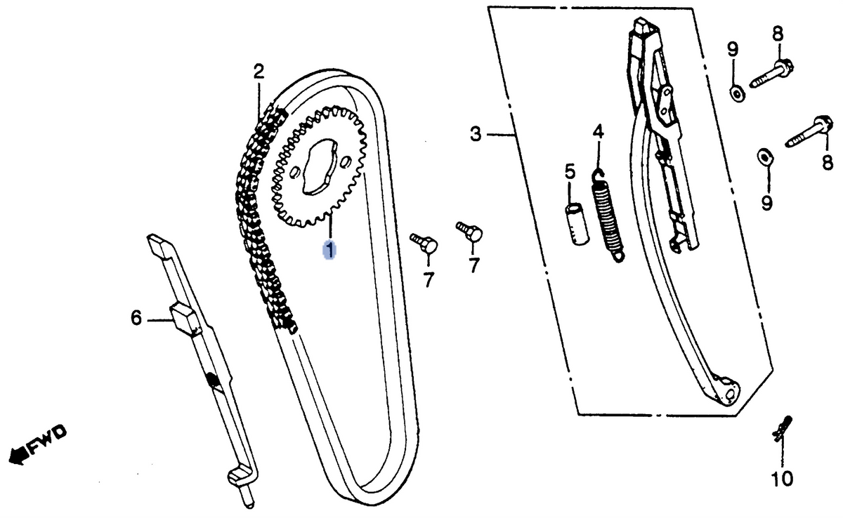 Honda OEM part 14321-KB4-671
