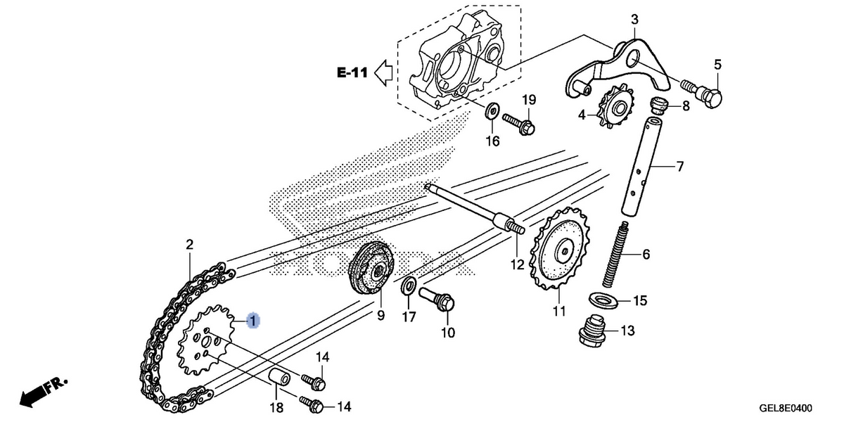Honda OEM part 14321-KVR-C00