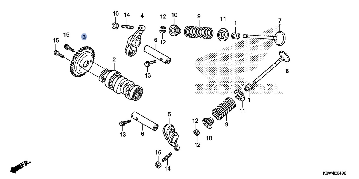 Honda OEM part 14321-KWN-900