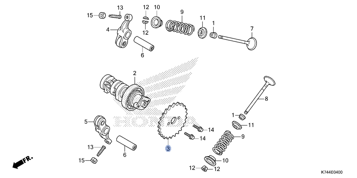 Honda OEM part 14321-KWP-900